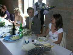 Mirko e Sabina al tavolo delle Volpi